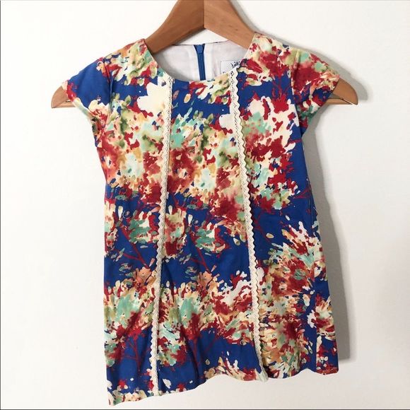 Florence Fancy Girls Floral Ava Dress Size 4 Years - Picture 3 of 6